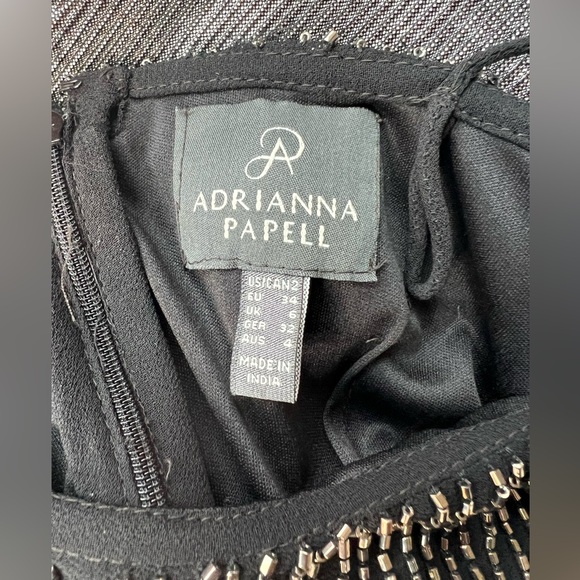 Beaded Black Cocktail Dress size 2 - Picture 5 of 5